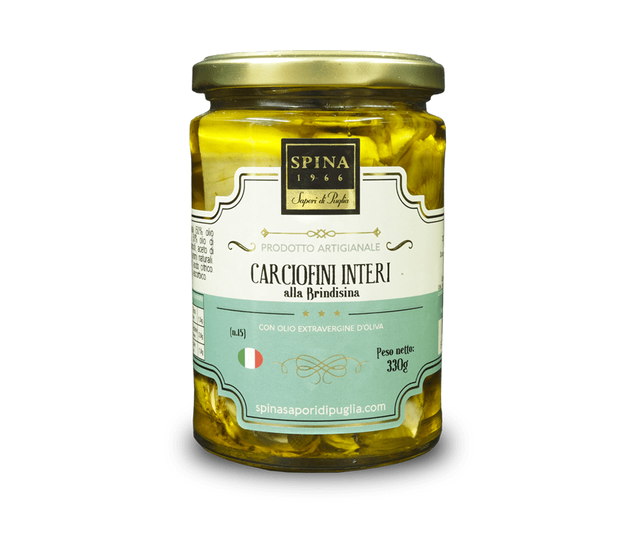 Carciofini Interi alla Brindisina N.15 con olio evo 330 g
