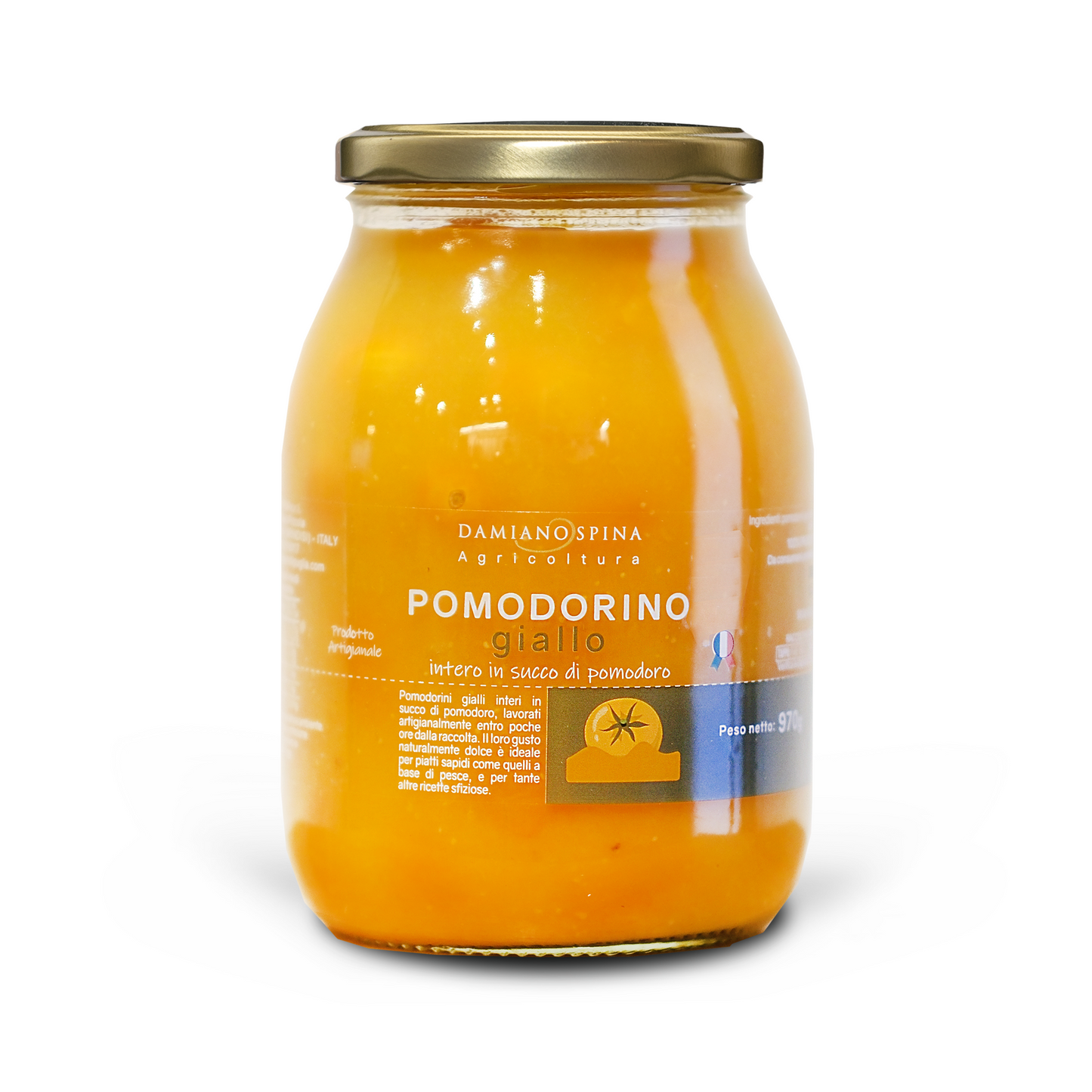 Pomodorino Giallo Intero in Succo 970 g