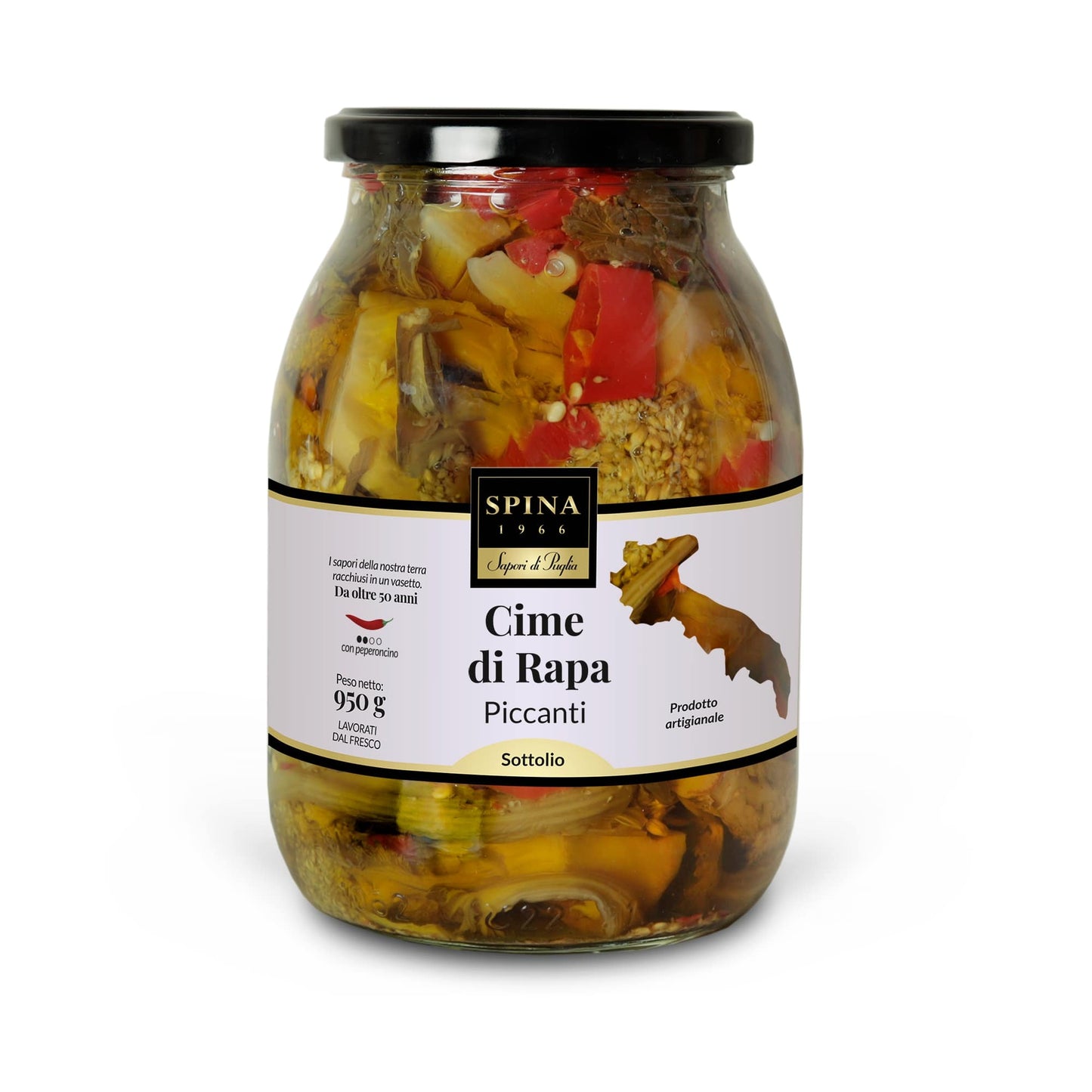 Cime di Rapa con peperoncino 950 g