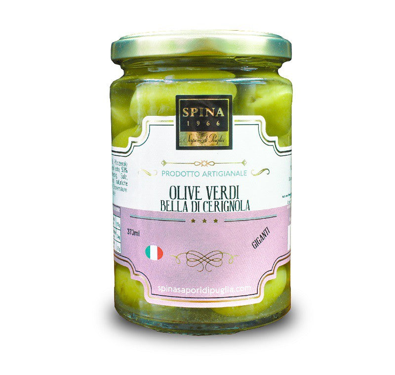 Olive verdi Bella di Cerignola in salamoia 330 g