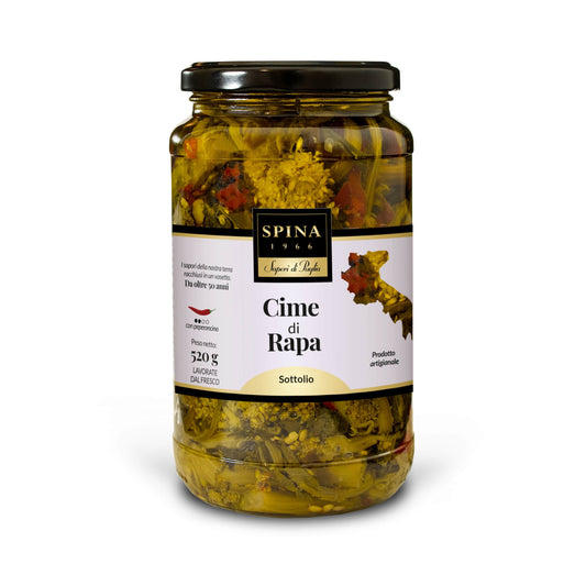 Cime di rapa con peperoncino 520g