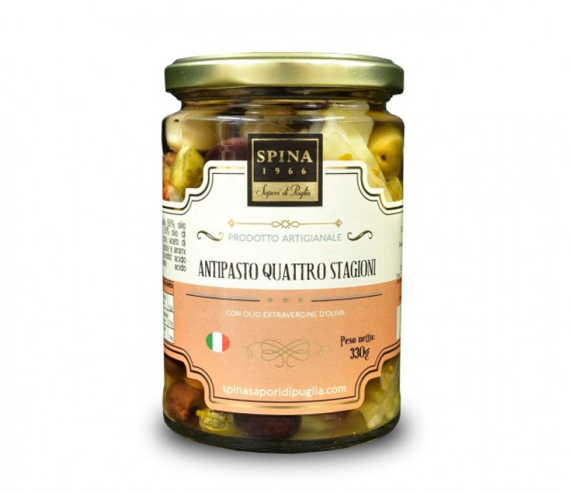 Antipasto Quattro Stagioni con olio evo 330 g