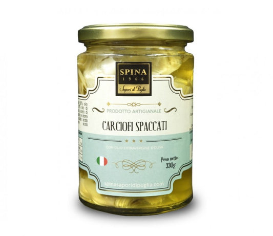 Carciofi Spaccati Gusto Delicato con olio evo 330 g