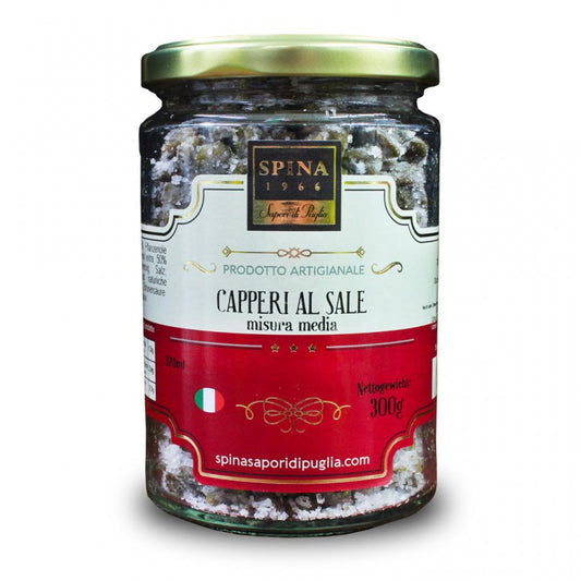 Capperi al sale misura media 300 g