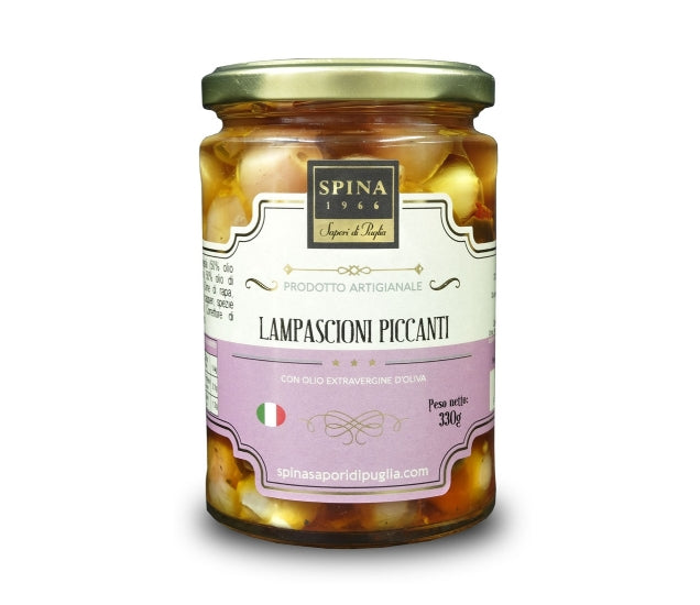 Lampascioni con peperoncino con olio evo 330 g