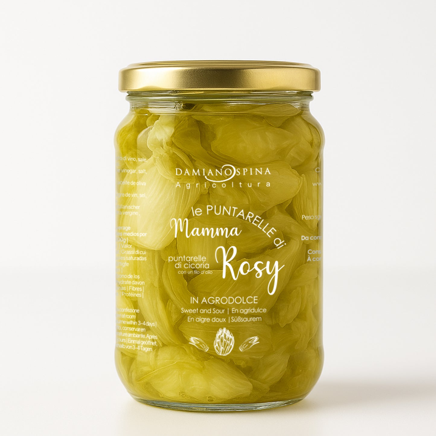 Le Puntarelle di Mamma Rosy  in Agrodolce (con un filo di olio) 520 g
