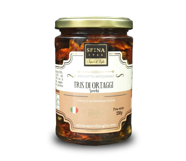 Tris di Ortaggi Secchi con olio evo 330 g